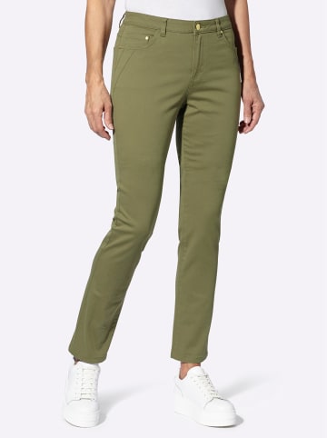 WITT WEIDEN 5-Pocket-Jeans in khaki