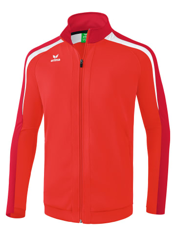 erima Liga 2.0 Trainingsjacke Mit Kapuze in rot/dunkelrot/weiss