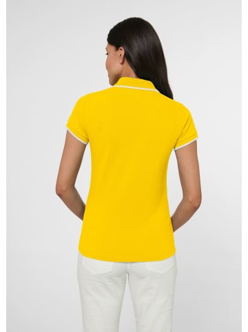MADELEINE Sportives Poloshirt mit Halbarm in sonnengelb