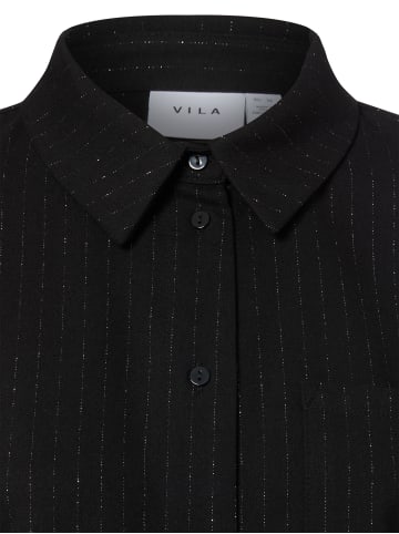 Vila Bluse VIMagnolia in schwarz silber
