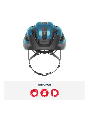 ABUS Fahrradhelm Macator in steel blue