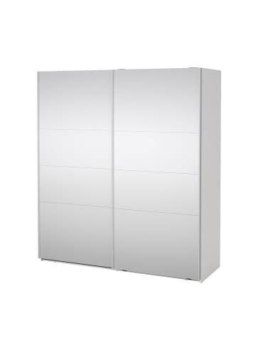 ebuy24 Schiebetürenschrank Catania (2-türig) Weiß 179 x 67 cm