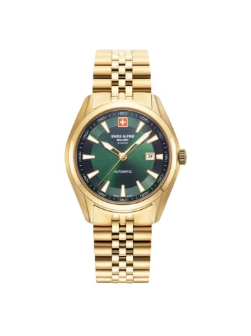 Swiss Alpine Military by Grovana Analoguhr für Herren in gold