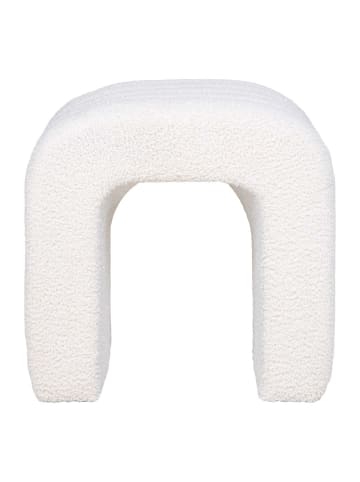 ebuy24 Pouf Colma Weiß 41 x 35 cm