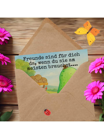 Mr. & Mrs. Panda Deluxe Karte Schildkröte Maus Design mit Spruch in Weiß