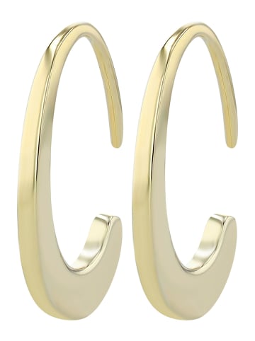 Adeliás Damen Ohrringe – Ohrhänger aus 925 Silber in gold