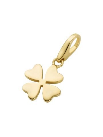 Giorgio Martello Milano Charm Kleeblatt, Vergoldet in Gold