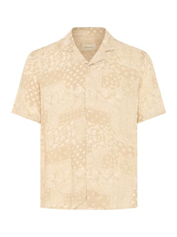 BLEND Kurzarmhemd BHAslak in Beige