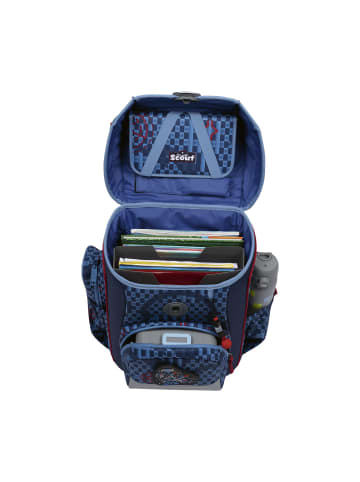 Scout Scout Neo Schulranzen-Set 4 teilig Safety Light Space Explorer