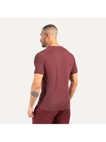 SMILODOX T-Shirt Thilo in Bordeaux