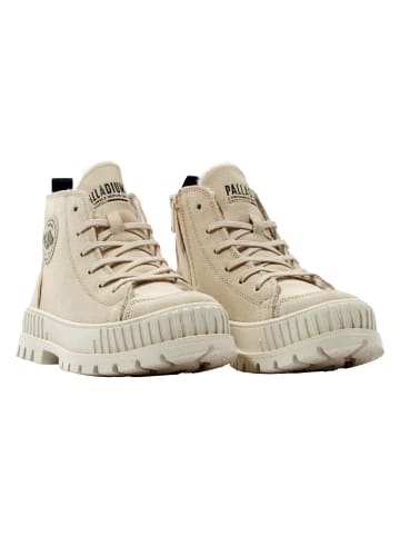 Palladium Schnürschuhe in Beige
