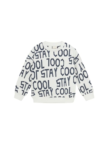 Minymo Sweater MISweatshirt LS AOP in Weiß