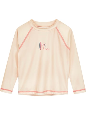 Playshoes UV-Schutz Shirt 1/1-Arm Surfbrett Palme in ecru