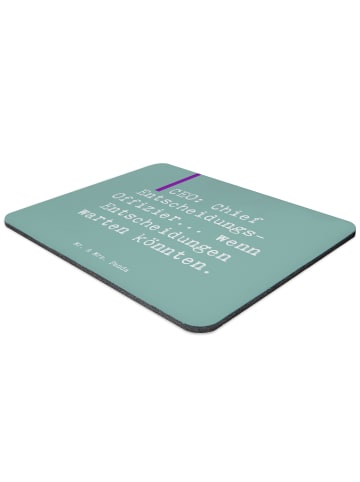 Mr. & Mrs. Panda Mouse Pad Spruch ZeichenO Entscheidungen mit Spruch in Meeresbrise