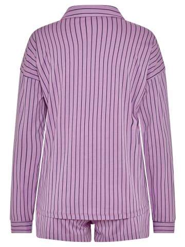 LSCN BY LASCANA Shorty in lila-gestreift