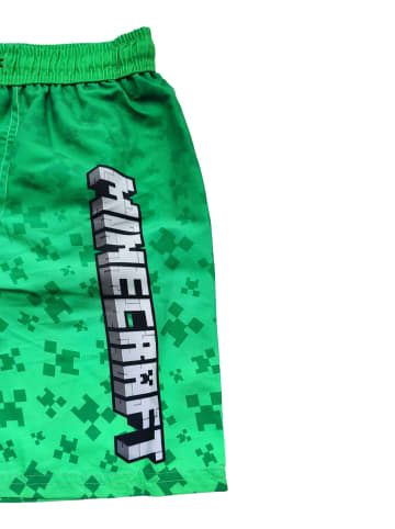 Minecraft Badeshorts Minecraft Creeper in Grün