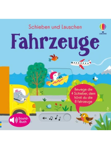 Usborn Buch - Schieben und Lauschen: Fahrzeuge
