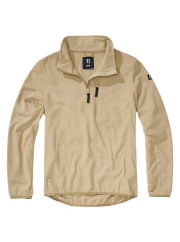 Brandit Half-Zip in camel