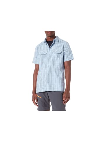 Jack Wolfskin Rundhals T-Shirt in blau