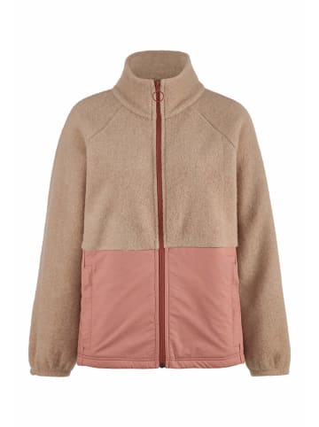 Hessnatur Wollfleece Jacke in sand