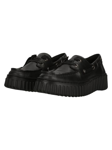 Clarks Mokassin Torhill Boat in 1216 Black Leather