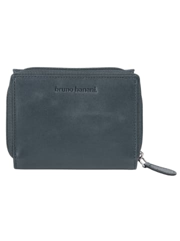 Bruno Banani Geldbörse Mandala echt Leder in blau