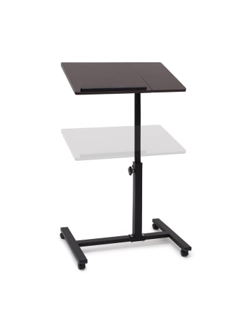 relaxdays Laptoptisch in Schwarz - (B)60 x (H)95 x (T)40,5 cm