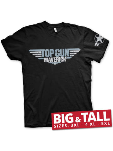 TOP GUN T-Shirt in Schwarz