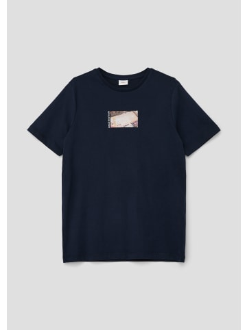 s.Oliver T-Shirt kurzarm in Blau