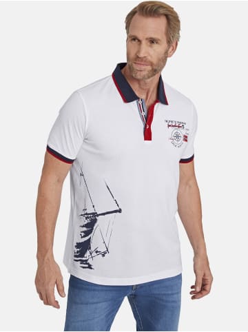Jan Vanderstorm Poloshirt DILAN in weiß