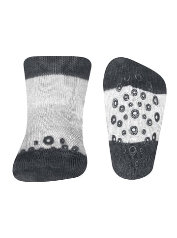 ewers 2er-Set Krabbelsocken Uni in grau