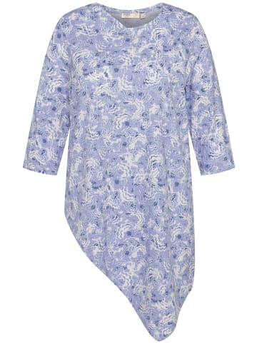 Ulla Popken Longshirt in violett blau