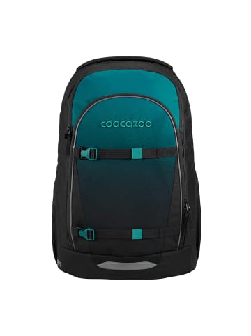 Coocazoo Schulrucksack-Set EVERY "Teal Shadows" 2-tlg. in Schwarz/Blau