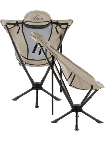 Normani Outdoor Sports Campingstuhl Burnaby in Beige