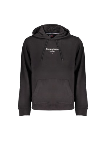 Tommy Hilfiger Schwarzes Baumwoll-Kapuzen-Sweatshirt