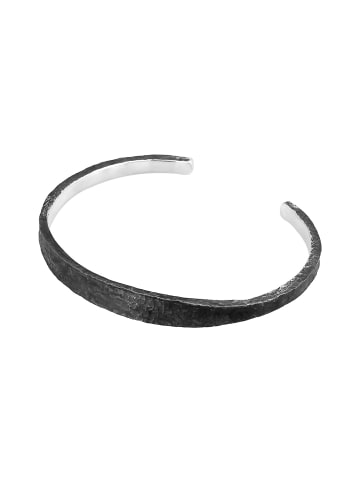 KUZZOI Armband 925 Sterling Silber in Grau