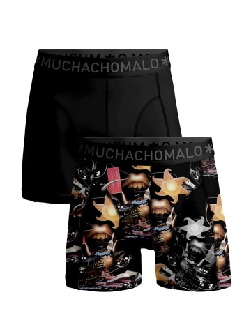 Muchachomalo 2er-Set: Boxershorts in Multicolor/Black