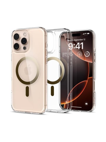 Spigen Spigen Ultra Hybrid MagHülle mit magnetisch iPhone 16 Pro Gold in Gelb