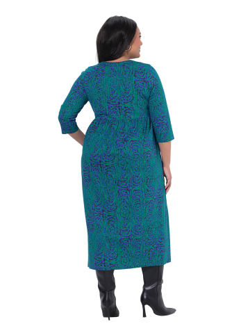 Ulla Popken Kleid in azurblau