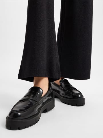 comma Stoffhose in schwarz