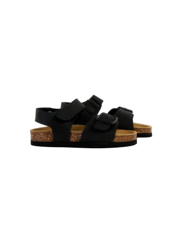 Plakton Parker Junior-Lederpantoletten Schwarz