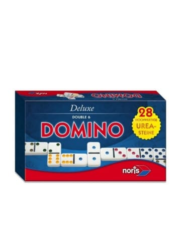 Noris Spiele Deluxe Doppel 6 Domino | 2-4 Spieler