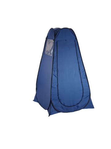 relaxdays Pop-Up Umkleidezelt in Blau - (B)120 x (H)190 x (T)120 cm