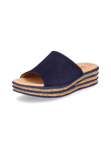 Gabor Fashion Keil-Pantolette in blau