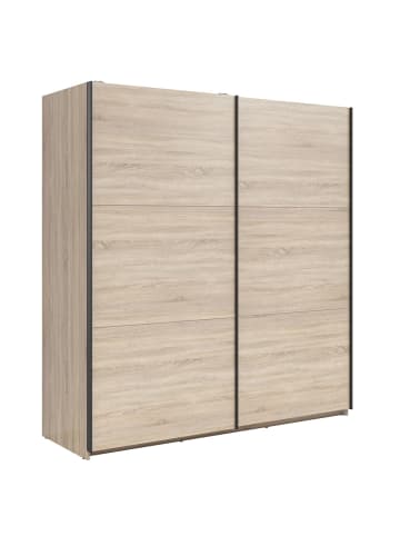 Feldmann-Wohnen Schwebetürenschrank Tetrix Eiche Sonoma 183 / 60 / 195,5cm