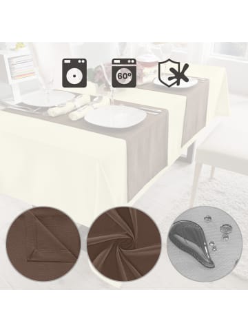 Erwin Müller Tischläufer Krefeld in braun