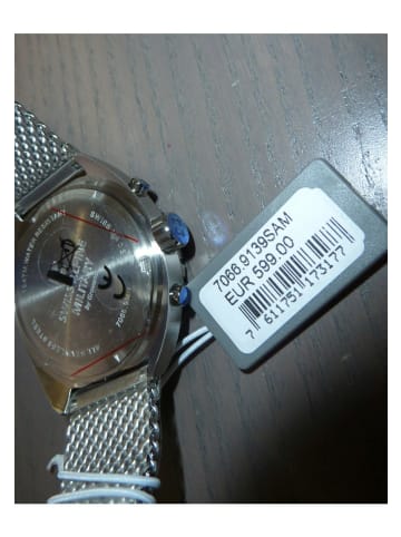 Swiss Alpine Military by Grovana Analoguhr für Herren in silber