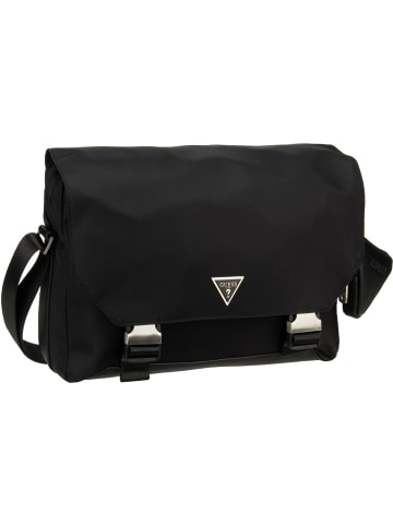 Guess Umhängetasche Roma Nylon Eco Flap in Black