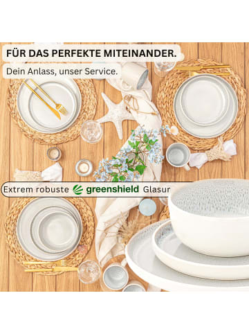 Sänger Tafelservice Kreta - 24 teilig aus Steingut