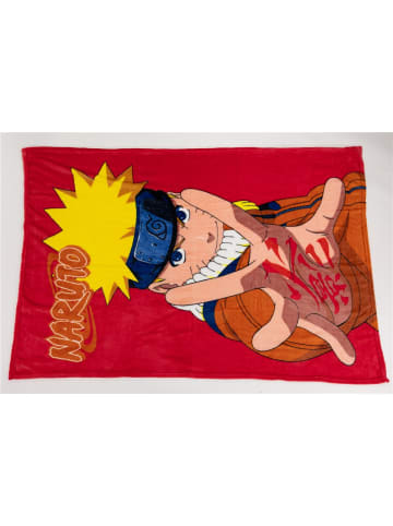 Naruto Naruto Flanell Decke 110x150 cm Weiche Kuscheldecke für Erwachsene in Schwarz